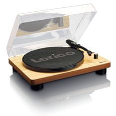 LENCO LS-50 gramofon, rjav