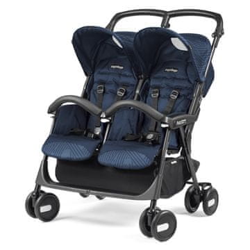 Peg Perego otroški voziček za dvojčka Aria Twin Shopper GEO