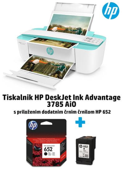 HP brizgalni tiskalnik All In One DeskJet Ink Advantage 3785 (T8W46C)
