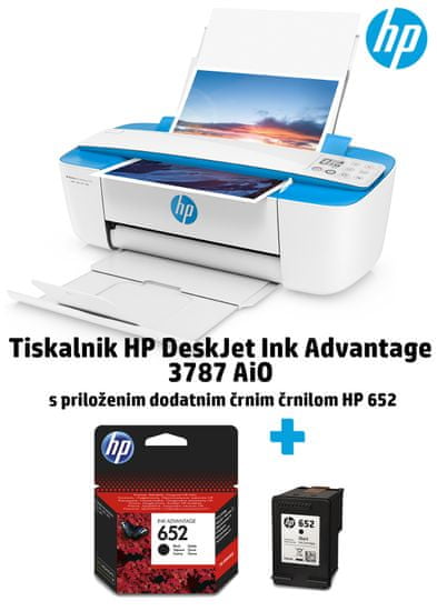 HP brizgalni tiskalnik All In One DeskJet Ink Advantage 3787 (T8W48C)