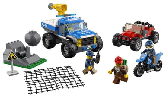LEGO City Police 60172 Zasledovanje po makadamski cesti