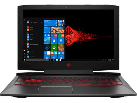 HP prenosnik Omen 15-ce028nm i7-7700HQ/8GB/SSD256GB/15,6FHD/GTX10504GB/W10Home (2YM72EA)