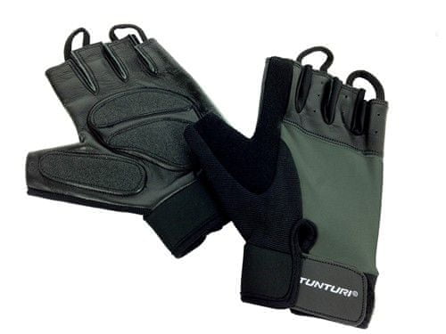 Tunturi fitnes rokavice Pro Gel, temno zelene