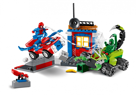 LEGO Juniors 10754 Spider-Man proti Scorpionu - ulična bitka