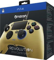 Nacon Nacon igralni plošček PS4 Revolution Pro, zlat