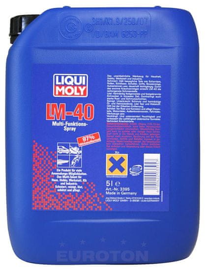 Liqui Moly večnamensko razpršilo LM-40 Multi Function Spray, 5 L