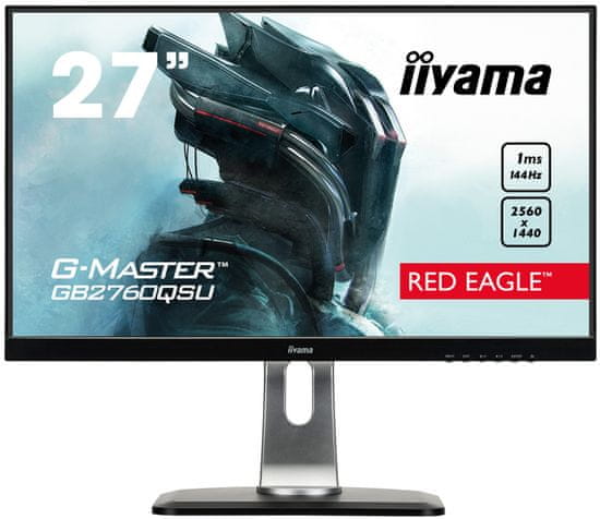 iiyama G-Master Red Eagle GB2760QSU-B1 monitor, 68,5 cm (27'')
