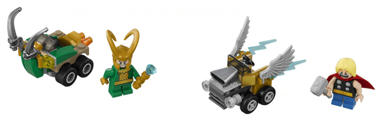 LEGO Super Heroes 76091 Mogočni mikri: Thor proti Lokiju