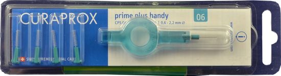 Curaprox medzobna krtačka Premier Plus Handy Blue (06-2,2 mm), 5 kosov, modra