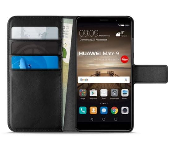 Puro preklopni ovitek Book C4 za Huawei Mate 9, črn