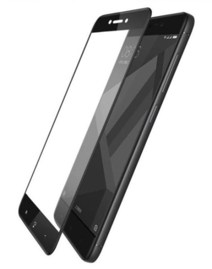 9H zaščitno steklo za Xiaomi Redmi 4X, črno