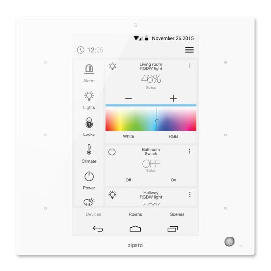 Zipato centralna enota Z-Wave+ZigBee, bela