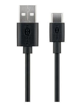 Goobay USB-C kabel za polnjenje in sinhronizacijo, 0,1m