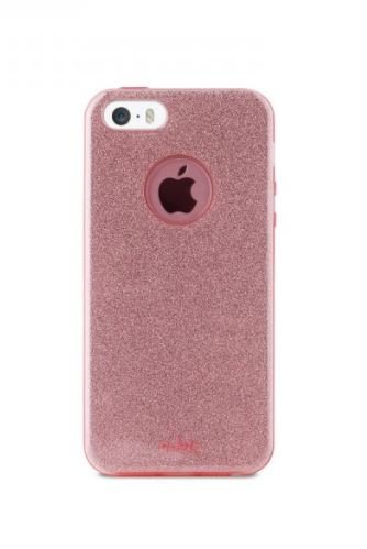 Puro ovitek Shine za iPhone 5/5s/SE, roza/zlat