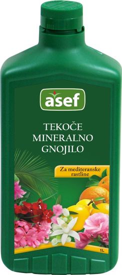 Asef Asef tekoče mineralno gnojilo za mediteranske rastline, 1000 ml