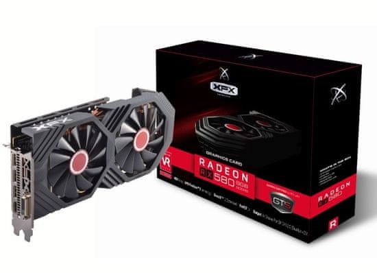 XFX grafična kartica Radeon RX580 8GB GDDR5 Black Edition OC