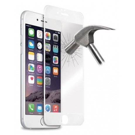 Puro zaščitno steklo iPhone 6/6s Plus belo