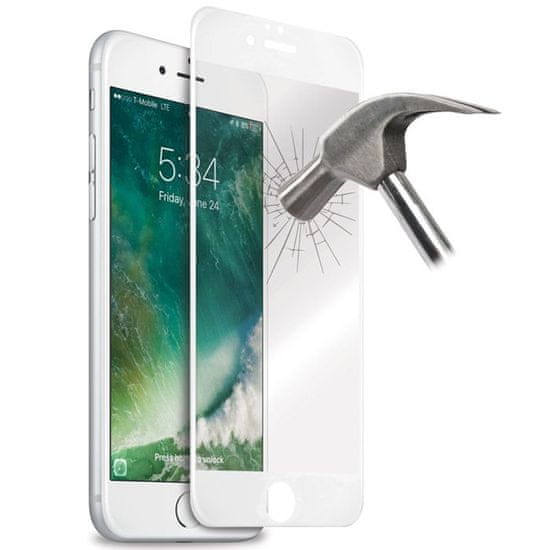 Puro zaščitno steklo iPhone 7/8 Plus belo