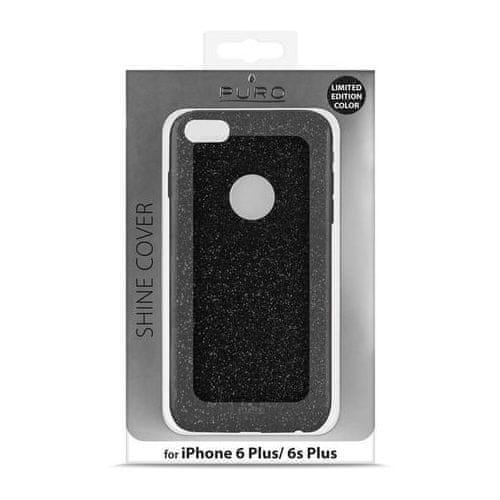 Puro ovitek za iPhone 6/6s Plus Shine, črn