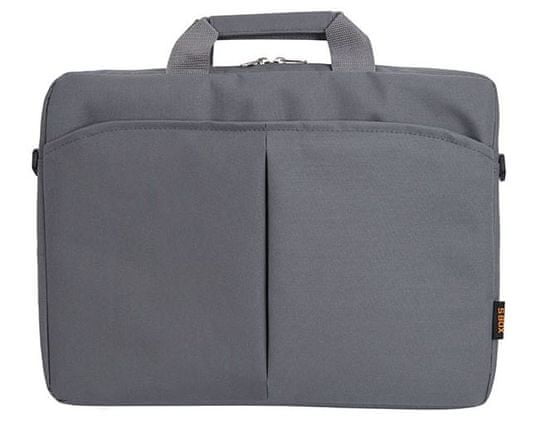 S-box torba za prenosnik Brodway do velikosti 15,6, siva