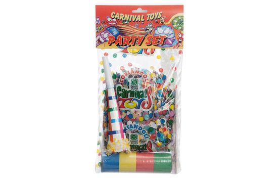 Carnival Toys Carnival Toys papirčki + trakovi + piščalka (4484)