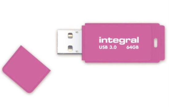 Integral USB ključek 64 GB USB 3.0, roza
