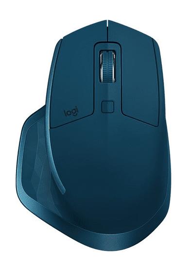 Logitech brezžična miška MX Master 2S, modra