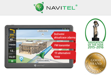 Navitel E700 GPS navigacija , 17,76 cm (7) touch, MicroSD, karte celotne Evrope - odprta embalaža