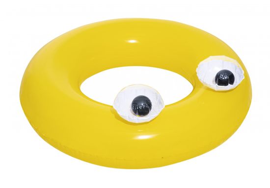 Bestway napihljiv obroč - oči, premer 91 cm, rumen