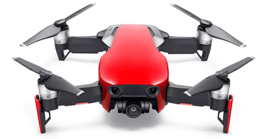 DJI dron Mavic Air, rdeč