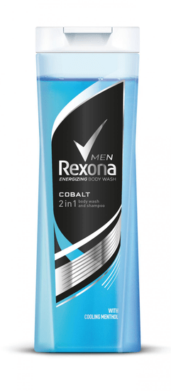 Rexona gel za tuširanje in šampon Cobalt, 400 ml