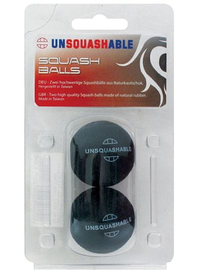 Unsquashable set žogic Squash, tekmovalne, 2kos