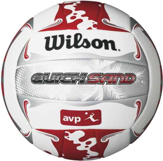 Wilson žoga za odbojko Avp Quicksand Aloha, rdeča/siva/bela