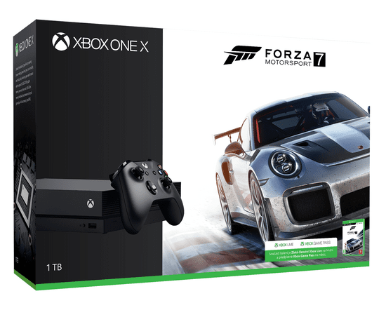 Microsoft igralna konzola Xbox One X 1TB + Forza Motorsport 7