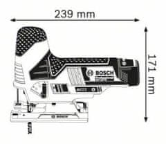 BOSCH Professional vbodna žaga GST 12V-70 (06015A1001)