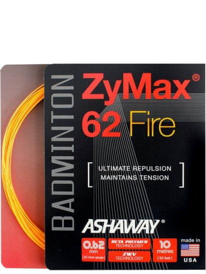 Ashaway badminton struna Zymax 62 Fire - set