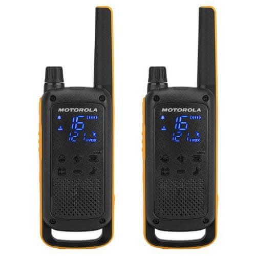 Motorola radijska postaja Walkie Talkie Talkabout T82 Extreme, rumeno-črna
