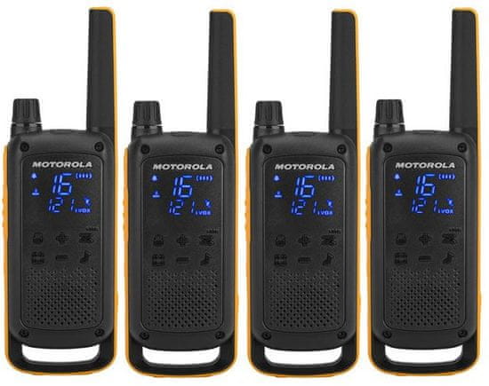 Motorola komplet radijskih postaj T82 Extreme Walkie Talkie Quad Pack