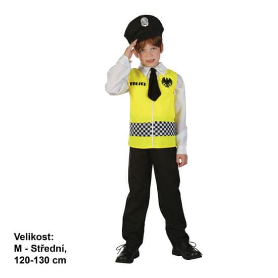 MaDe otroški kostum, policist, 120 - 130 cm