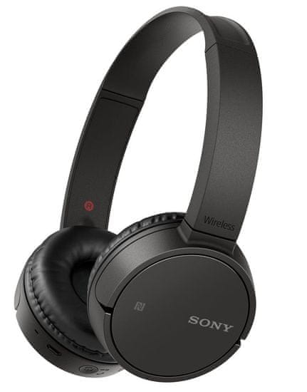 Sony naglavne brezžične slušalke WH-CH500, BT & NFC, črne - Odprta embalaža