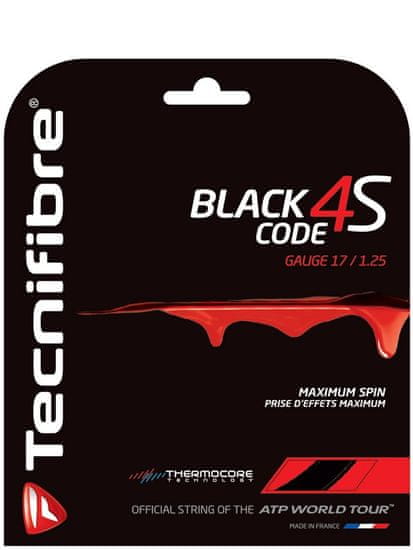 Tecnifibre tenis struna Black Code 4S - set