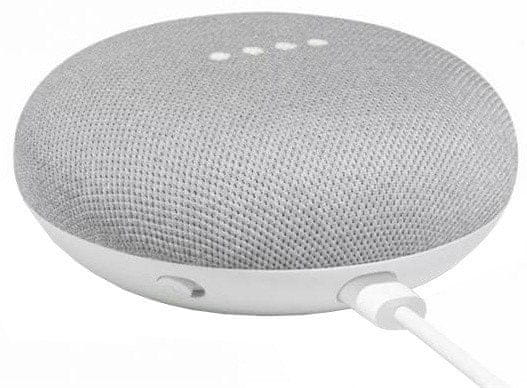 Google Home Mini pametni hišni asistent, zvočnik, bel