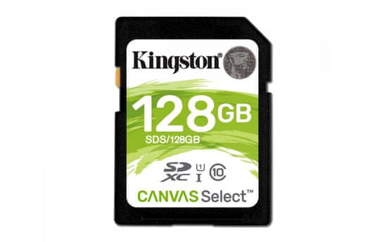 Kingston spominska kartica SDXC, 128GB 80R Class 10 UHS-I (SDS/128G) - Odprta embalaža
