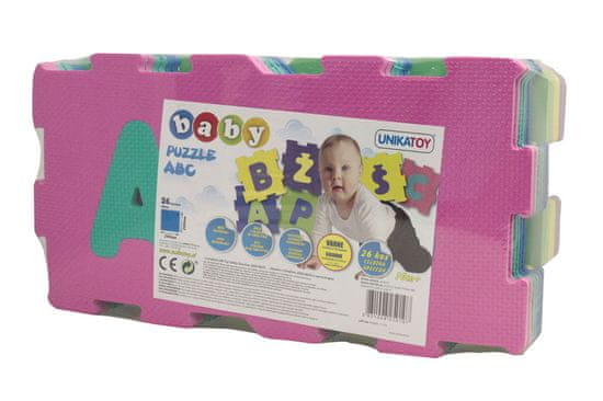 Unikatoy Puzzle Baby pena ABC, 26 kosov, 25010