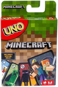 Mattel UNO Minecraft družabna igra s kartami (FPD61)