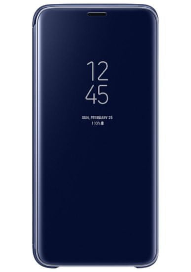 Samsung torbica Clear View za Galaxy S9 Plus, originalna, modra (EF-ZG965CLEGWW)