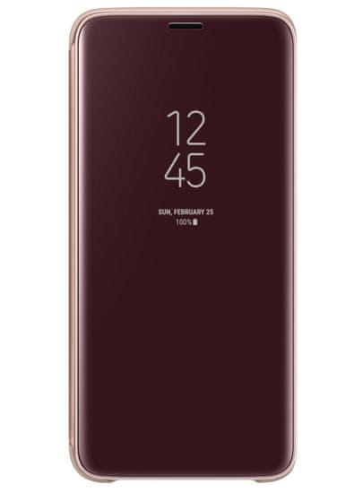 Samsung torbica Clear View za Galaxy S9, originalna, zlata (EF-ZG960CFEGWW)