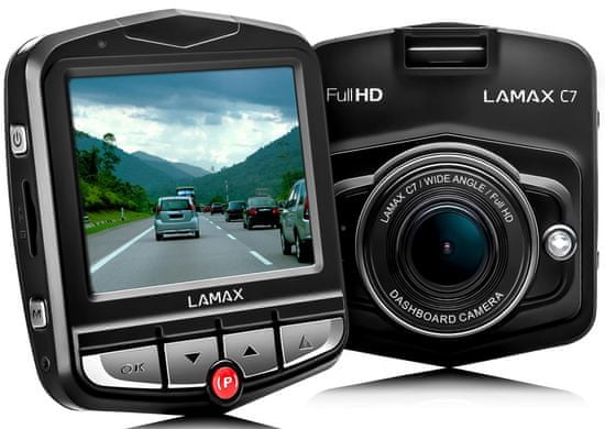 LAMAX avto kamera C7 - Odprta embalaža