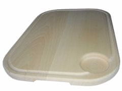 Portoss pladenj z utorom in prostorom za skodelico, 40x30x2 cm