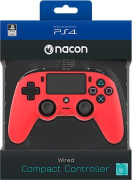 Nacon igralni plošček za PS4, rdeč